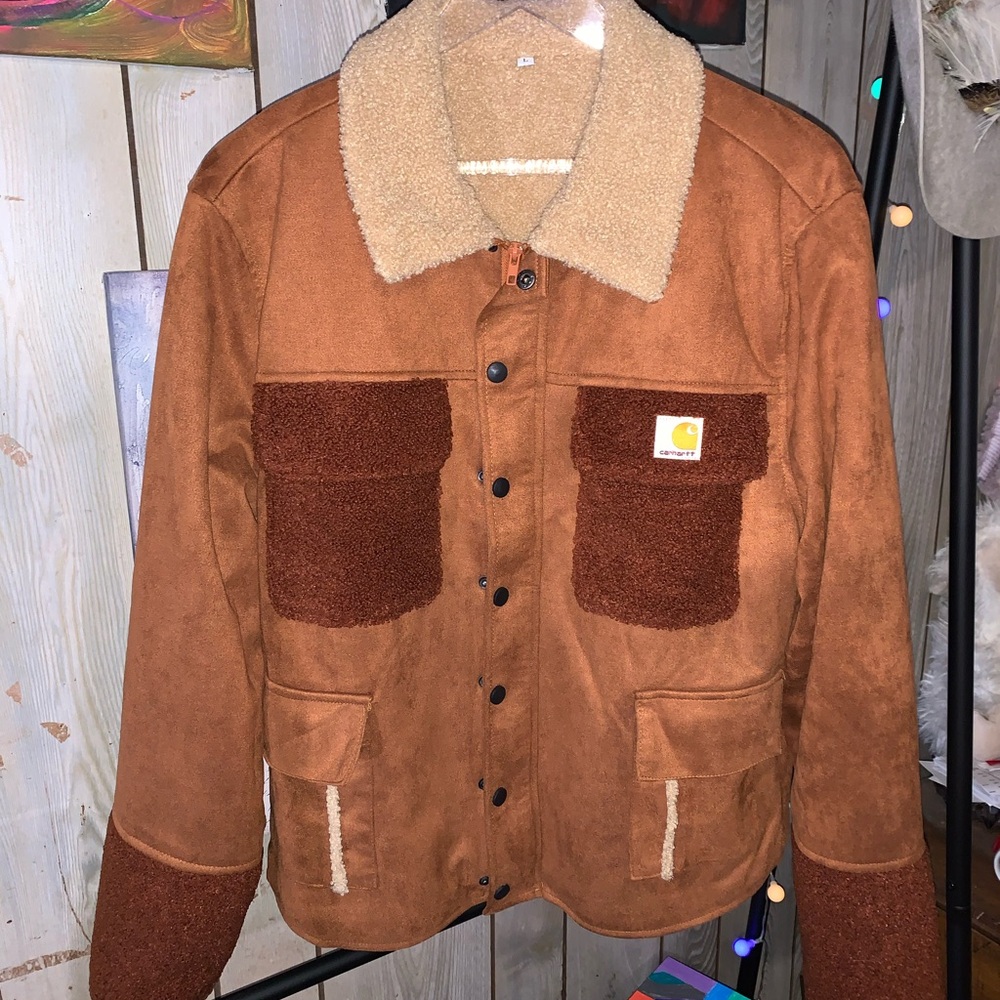 Women’s Carhartt* Lightweight Brown & Tan Jacket
Used - Size Large with Pockets